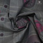 Rich Cotton Saree - Gray SASC34972 - Image 2