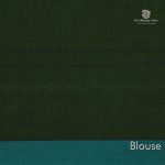 Rich Cotton Saree - Forrest Green SASC34973 - Image 3