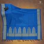 Rich Cotton Saree - Cerulean Blue SASC34974