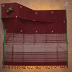 Rich Cotton Saree - Dark Brown SASC34976