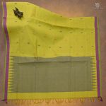 Rich Cotton Saree - Bright Yellow SASC34981