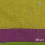 Rich Cotton Saree - Bright Yellow SASC34981 - Image 3