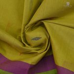 Rich Cotton Saree - Bright Yellow SASC34981 - Image 2