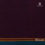 Rich Cotton Saree - Deep Maroon SASC34988 - Image 3