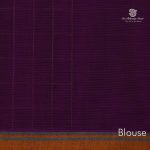 Rich Cotton Saree - Dark Violet SASC34993 - Image 3