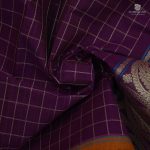 Rich Cotton Saree - Dark Violet SASC34993 - Image 2