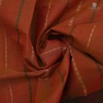 Rich Cotton Saree - Sunset Orange SASC34998 - Image 2