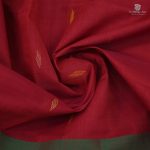 Rich Cotton Saree - Bright Red SASC35003 - Image 2