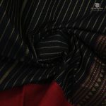 Rich Cotton Saree - Black SASC35006 - Image 2