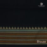 Rich Cotton Saree - Black SASC35008 - Image 3