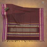 Rich Cotton Saree - Dark Brown SASC35010