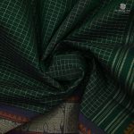 Rich Cotton Saree - Dark Green SASC35011 - Image 2