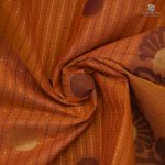 Rich Cotton Saree - Sunset Orange SASC35012 - Image 2