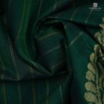 Rich Cotton Saree - Dark Green SASC35013 - Image 2