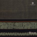 Rich Cotton Saree - Light Brown SASC35015 - Image 3