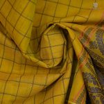 Rich Cotton Saree - Bright Yellow SASC35016 - Image 2