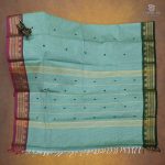 Chettinad Cotton Sarees Calm Green SASC35018 - Image 3