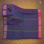 Chettinad Cotton Sarees Dual Shade Purple SASC35019 - Image 3