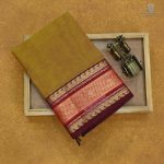 Chettinad Cotton Sarees Greenish Yellow SASC35020