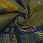 Chettinad Cotton Sarees Dual Shade Bluish Beige SASC35022 - Image 2