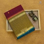 Chettinad Cotton Sarees Deep Maroon SASC35024