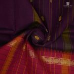 Chettinad Cotton Sarees Burgundy SASC35025 - Image 2
