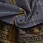 Chettinad Cotton Sarees Latte Brown SASC35036 - Image 2
