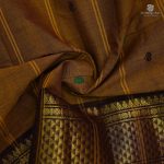 Chettinad Cotton Sarees Brownish Yellow SASC35040 - Image 2