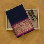 Chettinad Cotton Sarees Dark Blue SASC35041