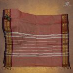 Chettinad Cotton Sarees Terracotta Brown SASC35042 - Image 3
