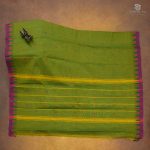 Chettinad Cotton Sarees Pear Green SASC35047 - Image 3