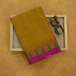 Chettinad Cotton Sarees Brownish Yellow SASC35048