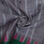 Chettinad Cotton Sarees Gray SASC35050 - Image 2