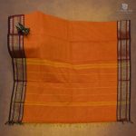 Chettinad Cotton Sarees Orange SASC35052 - Image 3
