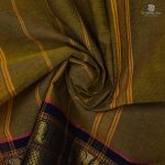Chettinad Cotton Sarees Pickle Green SASC35054 - Image 2