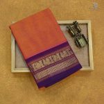 Chettinad Cotton Sarees Sunset Orange SASC35055