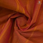 Chettinad Cotton Sarees Sunset Orange SASC35055 - Image 2