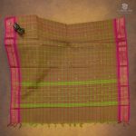 Chettinad Cotton Sarees Pickle Green SASC35060 - Image 3
