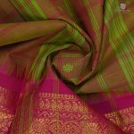 Chettinad Cotton Sarees Pickle Green SASC35060 - Image 2