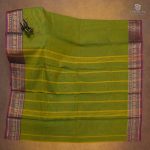 Chettinad Cotton Sarees Pickle Green SASC35065 - Image 3