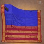 10 Yards Kalyani Cotton Sarees - Royal Blue SASTKC35067