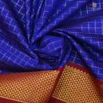 10 Yards Kalyani Cotton Sarees - Royal Blue SASTKC35067 - Image 2