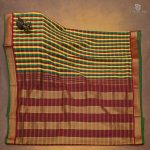 10 Yards Kalyani Cotton Sarees - Checked Multicolor SASTKC35071