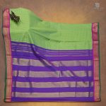 10 Yards Kalyani Cotton Sarees - Parrot Green SASTKC35074