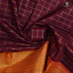 10 Yards Kalyani Cotton Sarees - Dark Maroon SASTKC35081 - Image 2