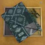 Kora Silk Cotton Sarees - Dark Green SAS35083 - Image 4