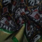 Kora Silk Cotton Sarees - Black SAS35086 - Image 2