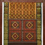 Kora Silk Cotton Sarees - Orangish Yellow SAS35100 - Image 4