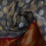 Kora Silk Cotton Sarees - Gray SAS35102 - Image 2