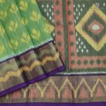Kora Silk Cotton Sarees - Moss Green SAS35105